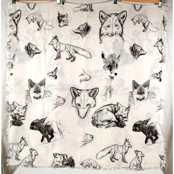 Mango Accessories - Mango Woman One Size Fox Print Scarf